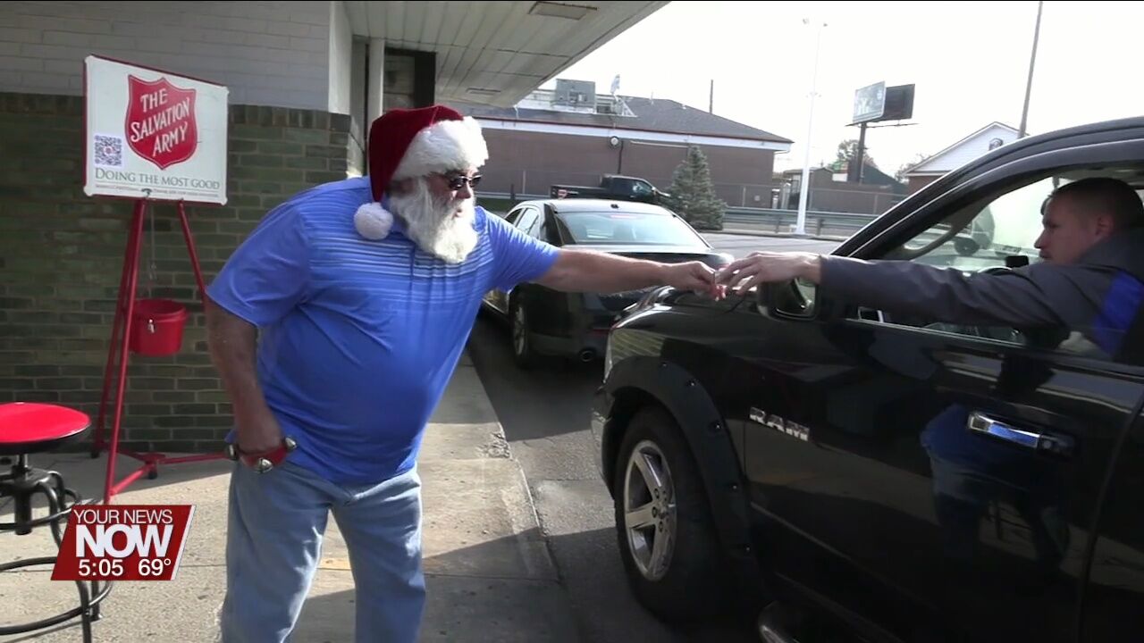 The bells are ringing as the Lima Salvation Army's Red Kettle Campaign is underway
